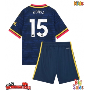Arsenal Ezri Konsa #15 Replica Away Stadium Kit for Kids 2026-27 Short Sleeve (+ pants)